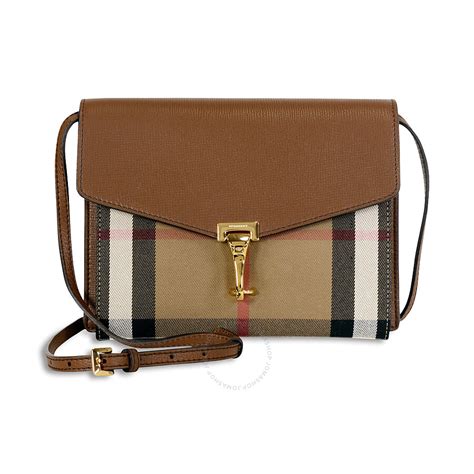 burberry the satchel check & leather crossbody style 4027401|Burberry handbags online shopping.